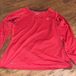 Nike dri fit coral color